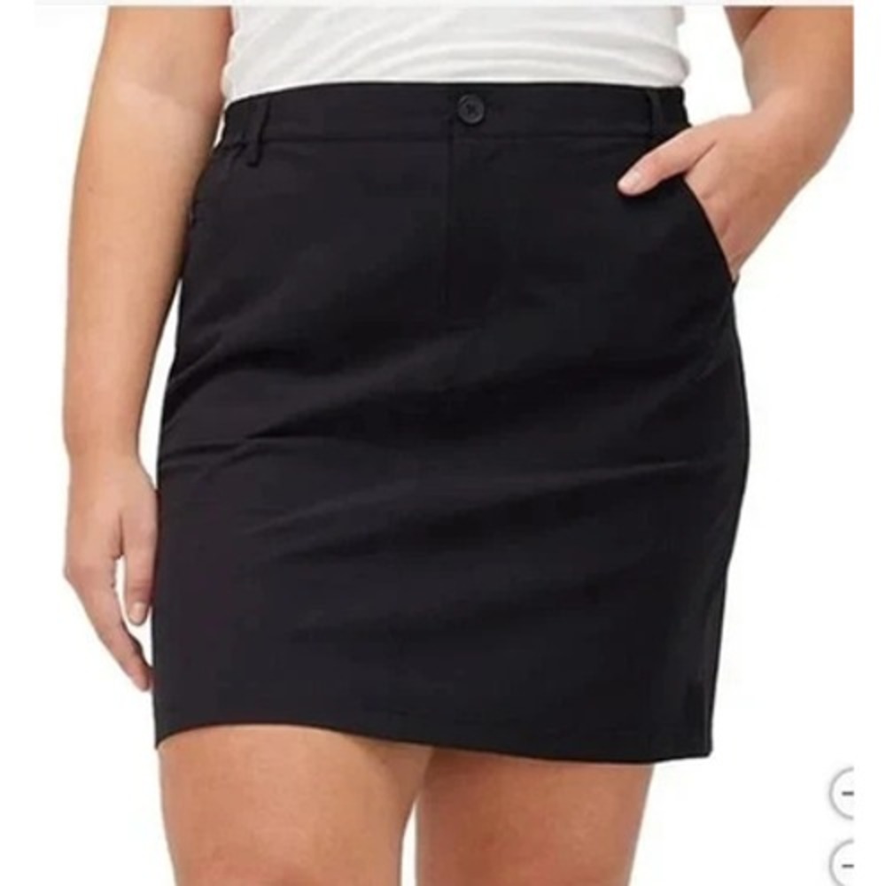 Tilley Ladies Trek Skort Black Activewear Size 2XL NEW 1886323